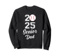Class 2025 Baseball Dad Senior Sweatshirt - Graphic Print for Adults - T-Shirt, Sweatshirt, Hoodie