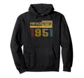 1951 Birth Birthday Cassette Tape Year Hoodie - Novelty Apparel Men Women - T-Shirt, Sweatshirt, Hoodie