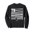 Jose Abreu Flag Chicago Patriotic Sweatshirt - Fun Novelty Design Unisex - T-Shirt, Sweatshirt, Hoodie