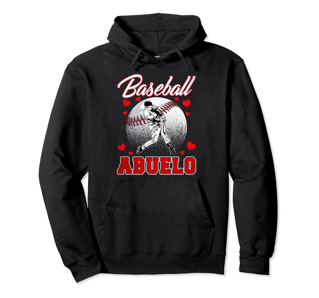 Baseball Abuelo Him Family Matching Hoodie - Graphic Print for Adults - T-Shirt, Sweatshirt, Hoodie
