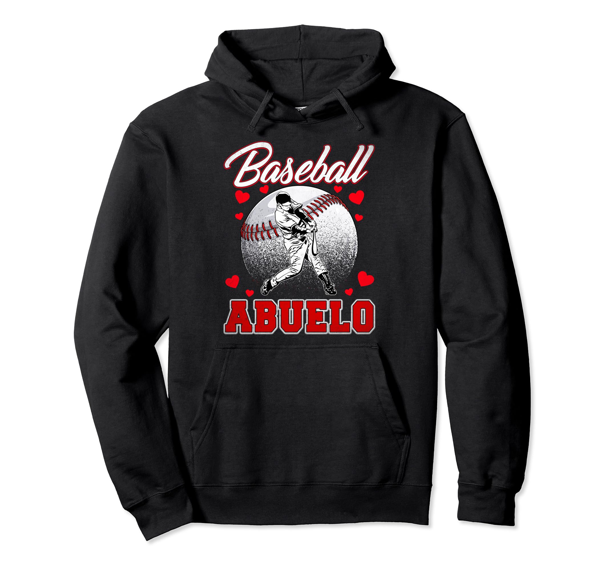 Baseball Abuelo Him Family Matching Hoodie - Graphic Print for Adults - T-Shirt, Sweatshirt, Hoodie