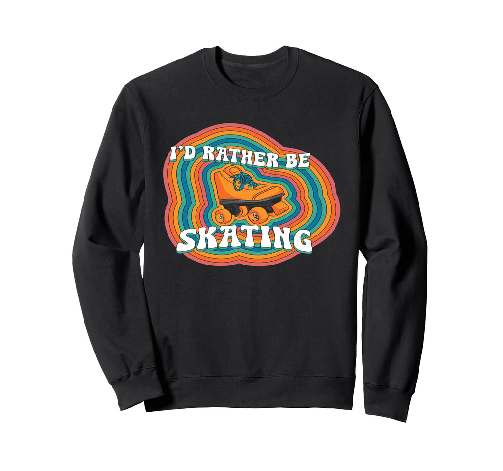 Roller Skating Skate 1970S Sweatshirt - Fun Novelty Design Unisex - T-Shirt, Sweatshirt, Hoodie