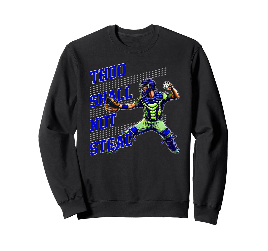 Funny Catcher Baseball Players Moms Sweatshirt - Custom Art Print Unisex - T-Shirt, Sweatshirt, Hoodie