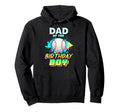 Dad Birthday Baseball Matching Colorful Hoodie - Custom Art Print Unisex - T-Shirt, Sweatshirt, Hoodie
