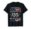 My Favorite Baseball Player Calls Me Grumpy T-Shirt - Graphic Print Unisex - T-Shirt, Sweatshirt, Hoodie