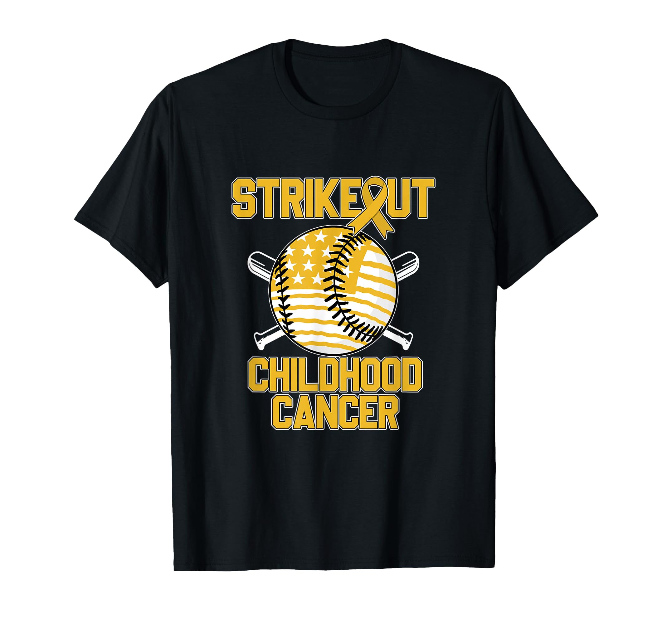 American Flag Strikeout Childhood T-Shirt - Aesthetic Graphic Unisex - T-Shirt, Sweatshirt, Hoodie