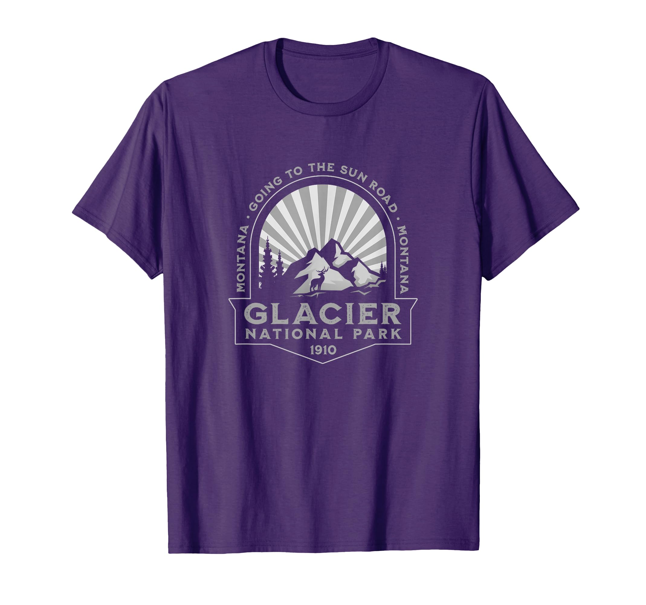 Glacier National Park Going To Sun Road T-Shirt - Streetwear Style Unisex - T-Shirt, Sweatshirt, Hoodie