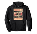 Old School Hip Hop 80S 90S Cassette Tape Hoodie - Minimalist Print Unisex - T-Shirt, Sweatshirt, Hoodie