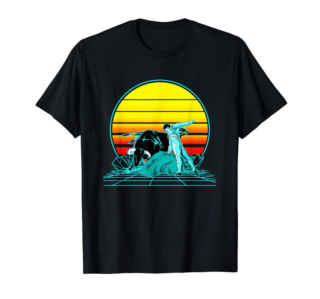 Sunset Bullfighting T-Shirt - Fun Novelty Design Unisex - T-Shirt, Sweatshirt, Hoodie