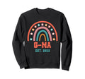 G Ma Groovy Grandma Est 2023 Sweatshirt - Custom Art Print Men Women - T-Shirt, Sweatshirt, Hoodie