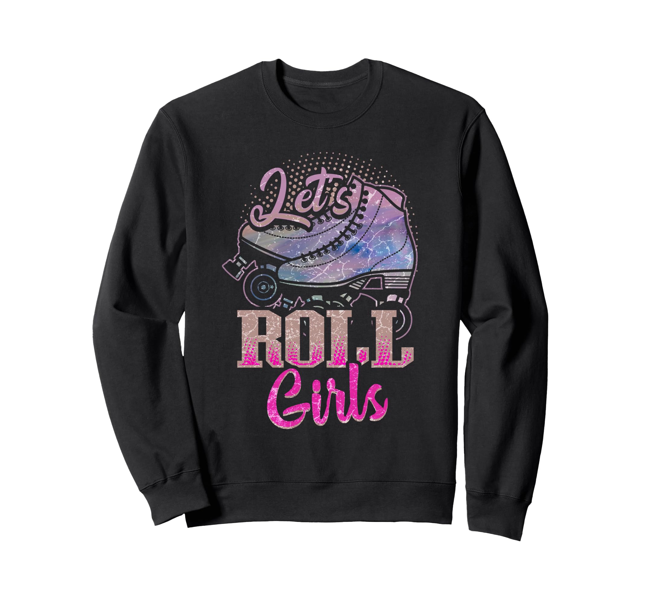Lets Roll Who Loves Roller Skating Sweatshirt - Minimalist Print Unisex - T-Shirt, Sweatshirt, Hoodie
