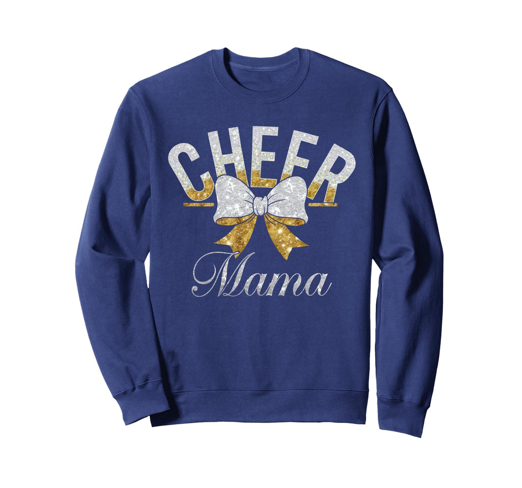 Cheer Mom Mother Bow Cheerleader Sweatshirt - Custom Art Print Men Women - T-Shirt, Sweatshirt, Hoodie