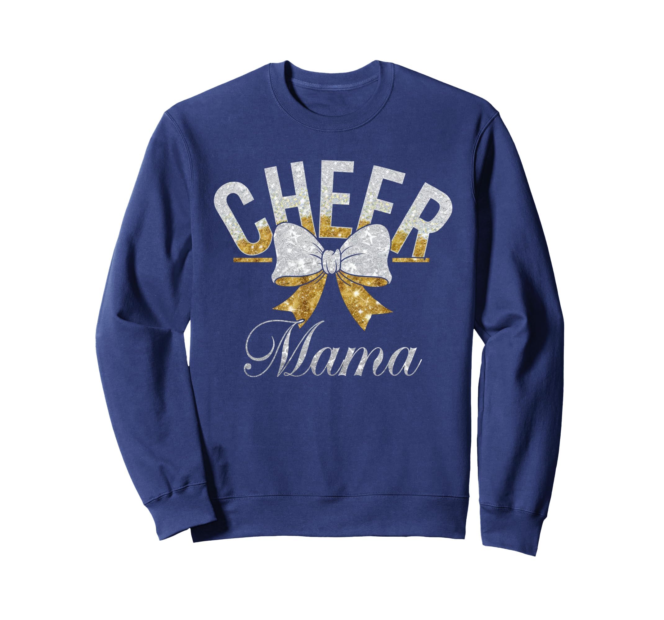 Cheer Mom Mother Bow Cheerleader Sweatshirt - Custom Art Print Men Women - T-Shirt, Sweatshirt, Hoodie
