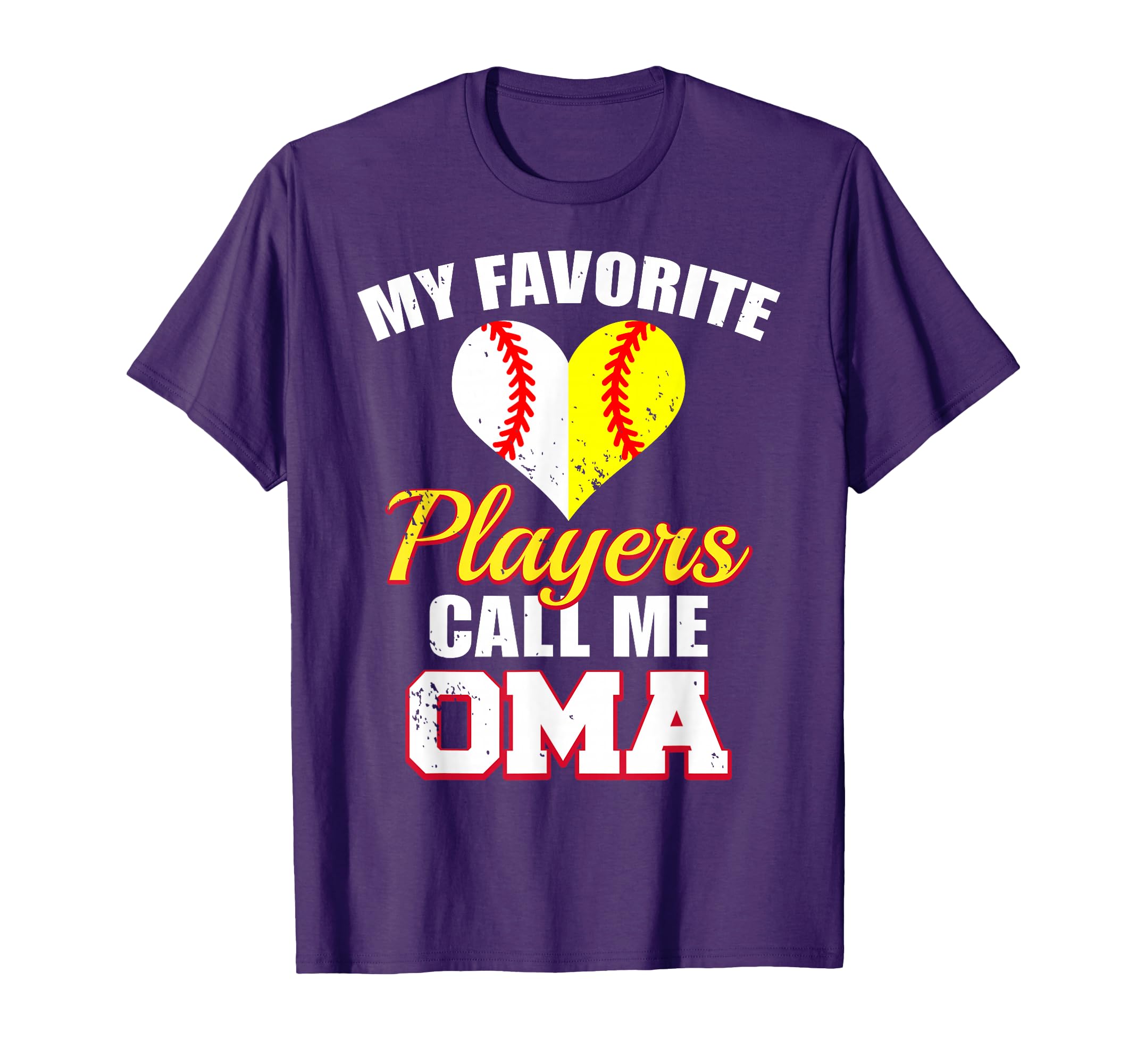 My Favorite Players Call Me Oma T-Shirt - Novelty Apparel for Adults - T-Shirt, Sweatshirt, Hoodie