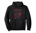 Cyberpunk Oni Mask Japanese Sad Hoodie - Trendy Graphic Men Women - T-Shirt, Sweatshirt, Hoodie