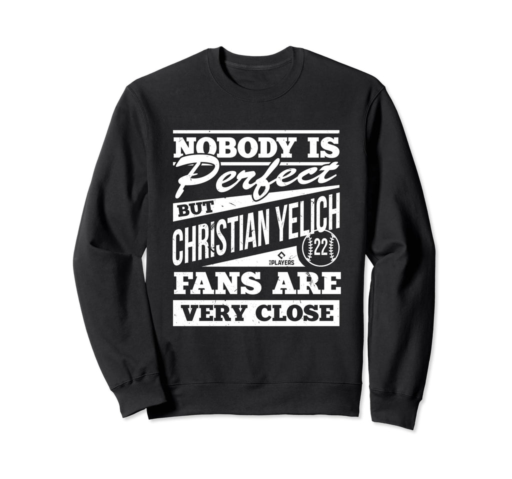 Nobody Is Christian Yelich Sweatshirt - Casual Everyday Wear Men Women - T-Shirt, Sweatshirt, Hoodie