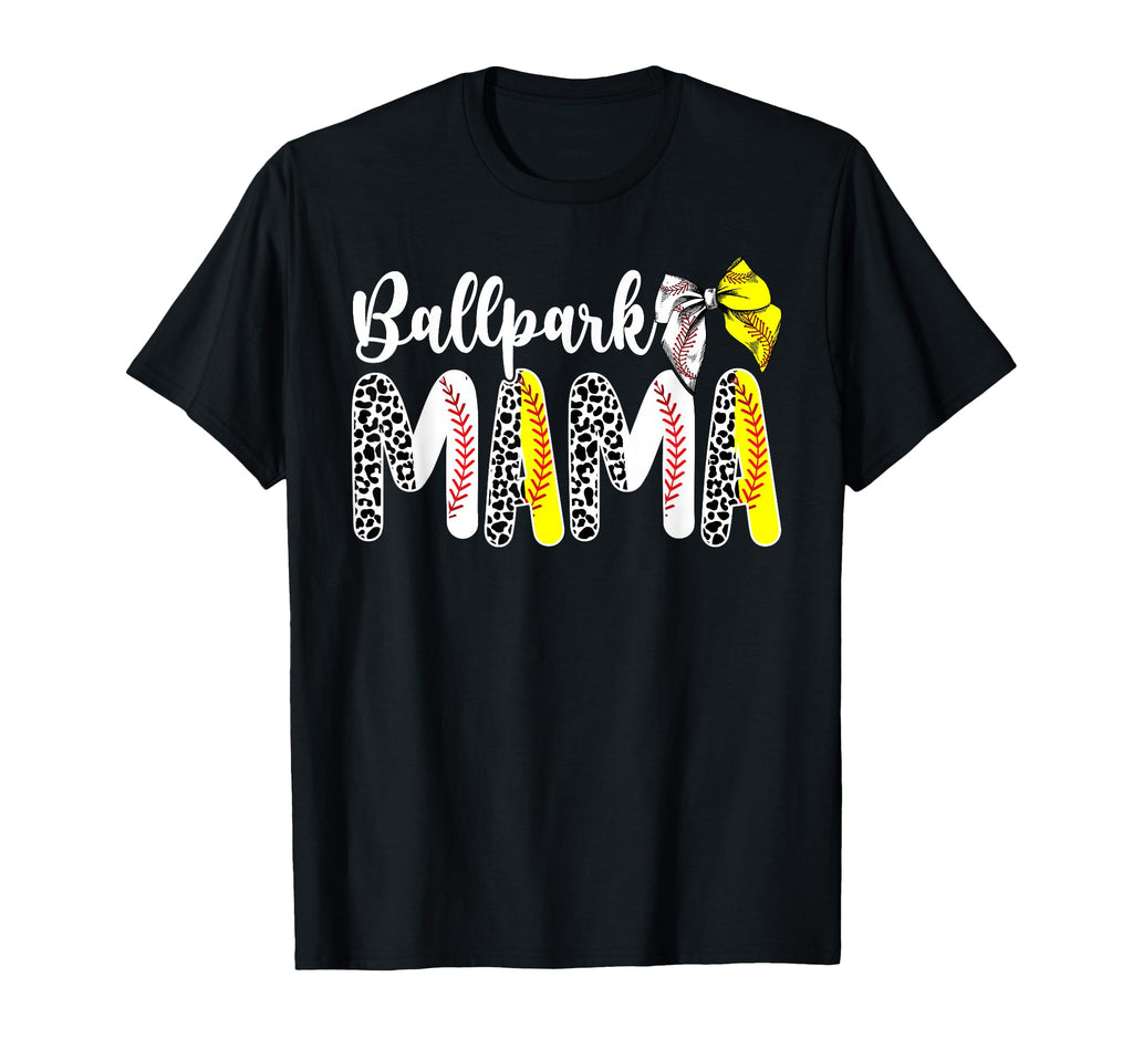 Ballpark Mama Coquette Softball T-Shirt - Casual Everyday Wear Unisex - T-Shirt, Sweatshirt, Hoodie
