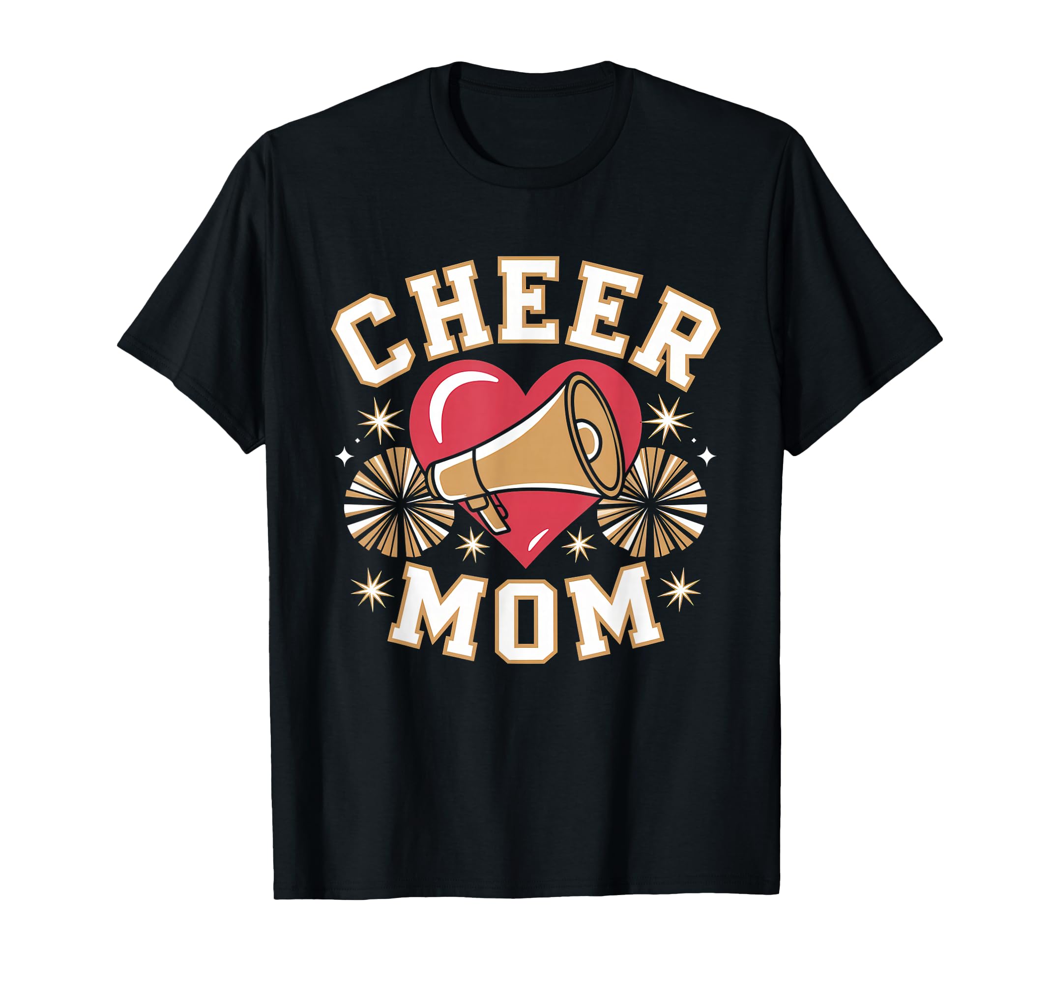 Cheer Mom Mother Bow Cheerleader Game T-Shirt - Unique Graphic for Adults - T-Shirt, Sweatshirt, Hoodie