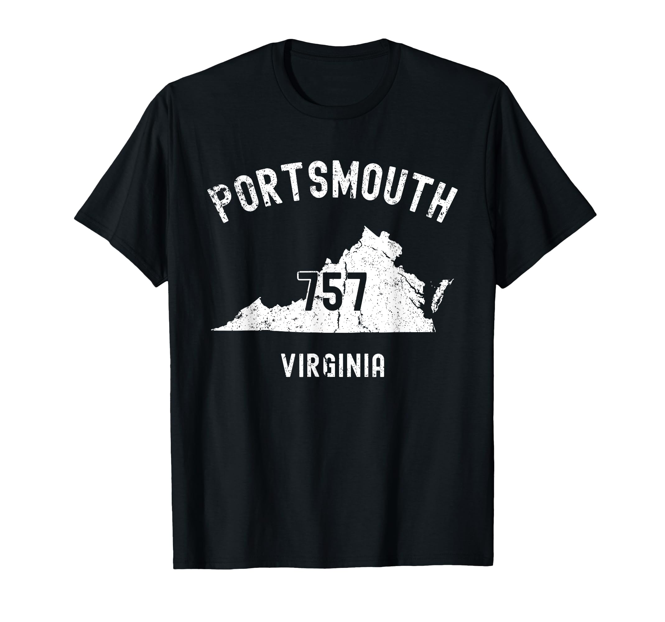 Portsmouth Virginia Va 757 Athletic T-Shirt - Graphic Print Men Women - T-Shirt, Sweatshirt, Hoodie