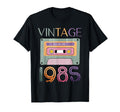 40Th Birthday 1985 Music Cassette Tape T-Shirt - Streetwear Style Unisex - T-Shirt, Sweatshirt, Hoodie