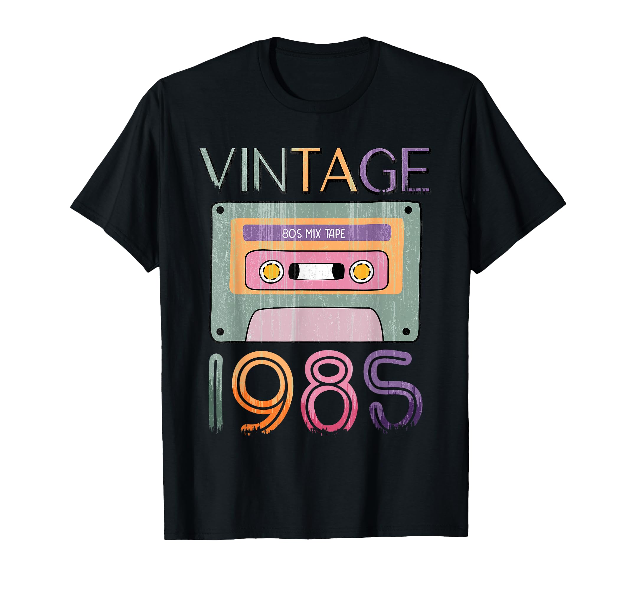 40Th Birthday 1985 Music Cassette Tape T-Shirt - Streetwear Style Unisex - T-Shirt, Sweatshirt, Hoodie
