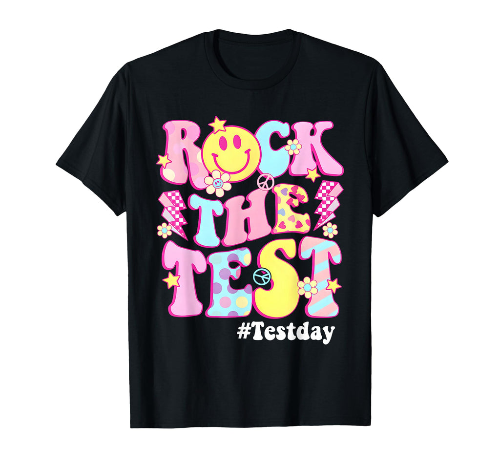 Rock Test Day Teacher Testing Day T-Shirt - Fun Novelty Design Unisex - T-Shirt, Sweatshirt, Hoodie