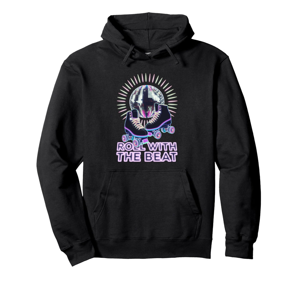 Rollerskates Funny 80S Roller Disco Hoodie - Custom Art Print Men Women - T-Shirt, Sweatshirt, Hoodie