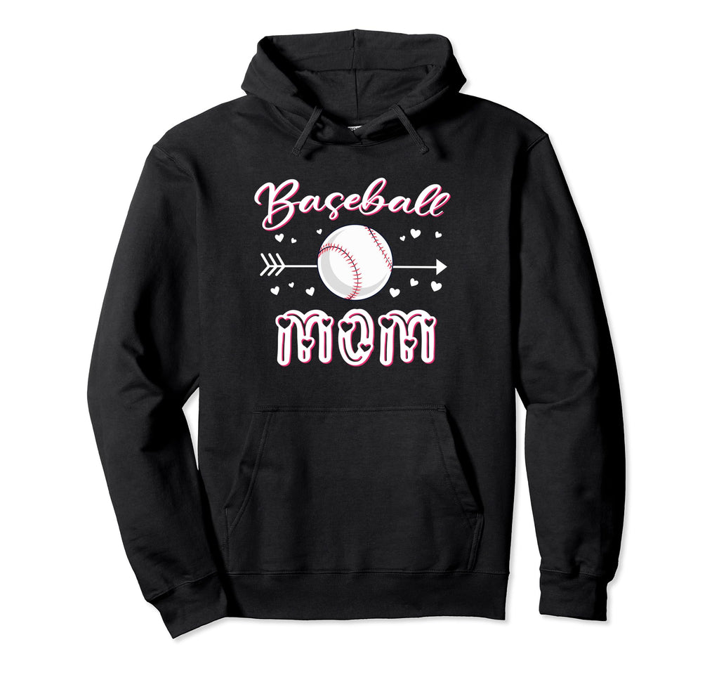 Baseball Mom Baseball Sport Lover Hoodie - Novelty Apparel for Adults - T-Shirt, Sweatshirt, Hoodie
