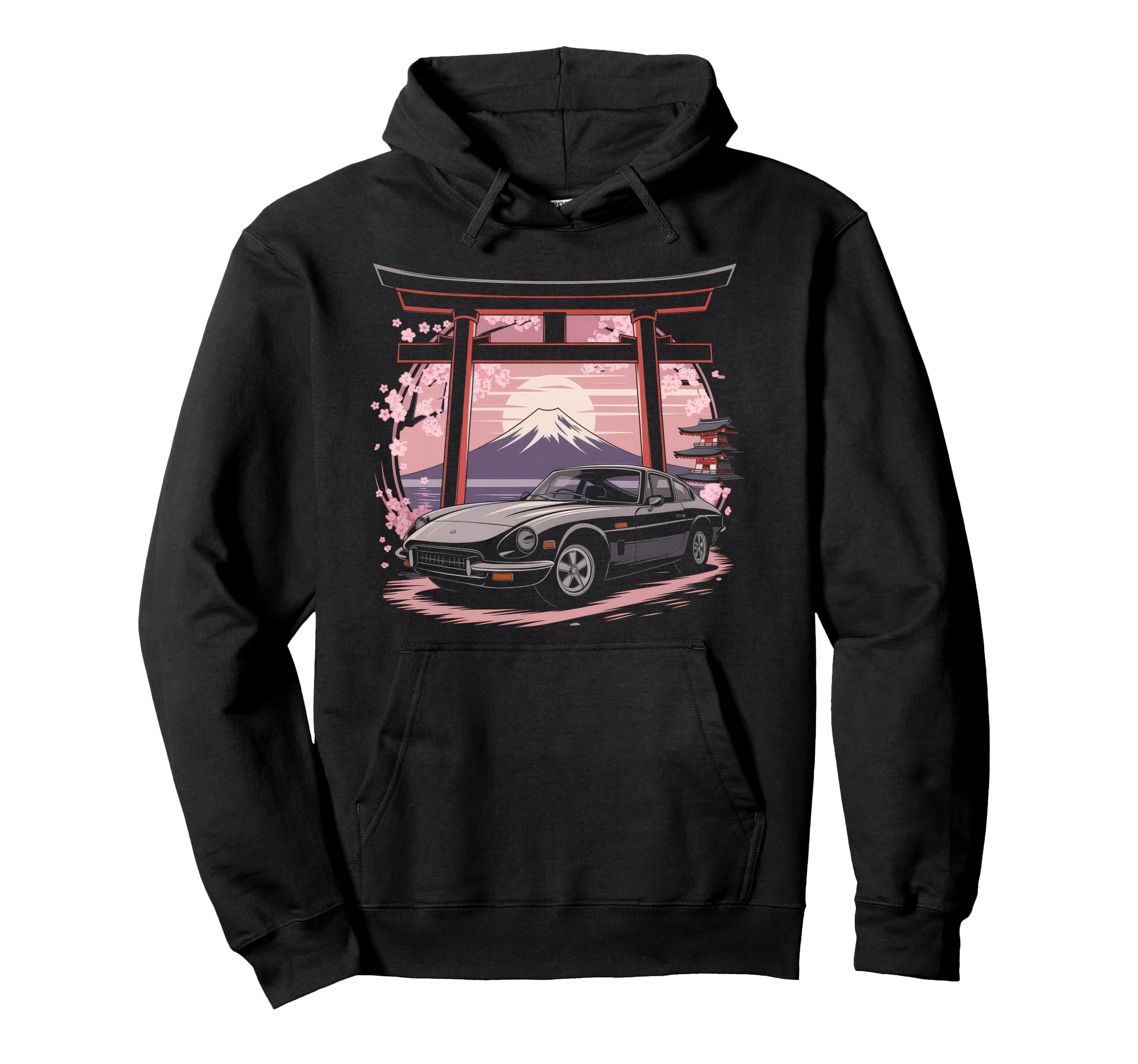 Japanese Car Jdm Japan Street Racing Hoodie - Novelty Apparel for Adults - T-Shirt, Sweatshirt, Hoodie