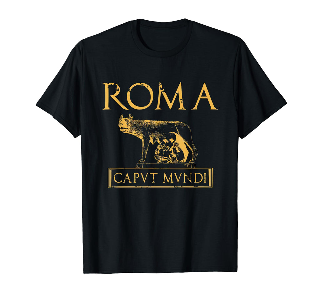 Spqr Roma Caput Mundi Italian Sweatshirt - Casual Everyday Wear for Adults - T-Shirt, Sweatshirt, Hoodie