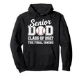 Class 2027 Baseball Dad Senior Hoodie - Graphic Print for Adults - T-Shirt, Sweatshirt, Hoodie