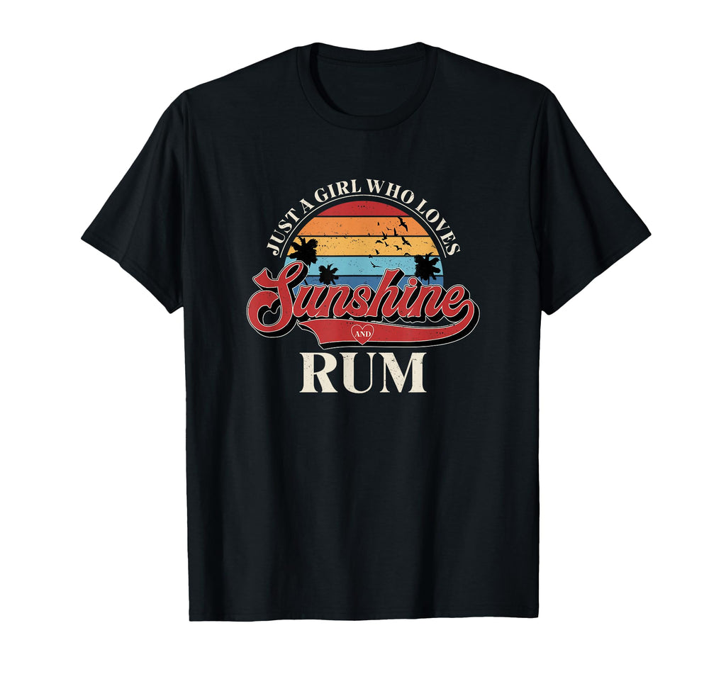 Just Who Loves Sunshine And Rum Sunset T-Shirt - Streetwear Style Men Women - T-Shirt, Sweatshirt, Hoodie