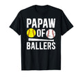 Papaw Ballers Proud Baseball Softball T-Shirt - Trendy Graphic for Adults - T-Shirt, Sweatshirt, Hoodie
