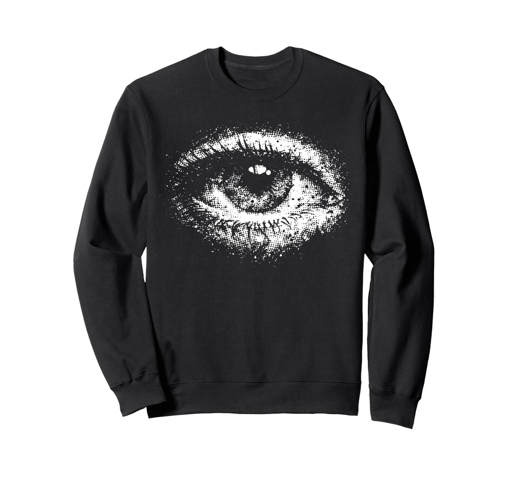 Cyber Goth Y2K Occult Eye Sweatshirt - Novelty Apparel for Adults - T-Shirt, Sweatshirt, Hoodie