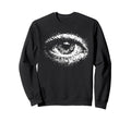 Cyber Goth Y2K Occult Eye Sweatshirt - Novelty Apparel for Adults - T-Shirt, Sweatshirt, Hoodie