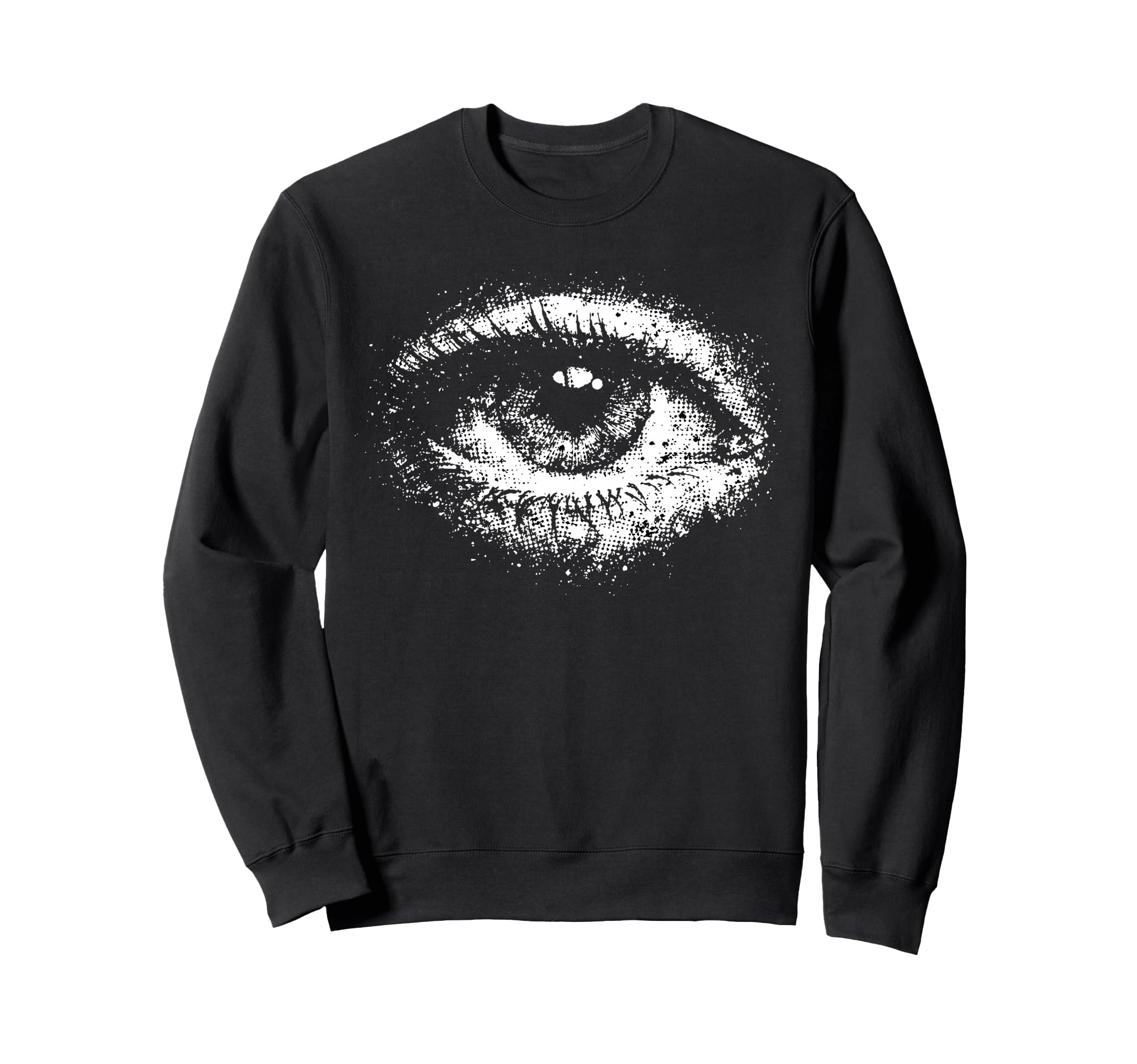 Cyber Goth Y2K Occult Eye Sweatshirt - Novelty Apparel for Adults - T-Shirt, Sweatshirt, Hoodie