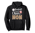 Baseball And Cheer Mom Leopard Hoodie - Trendy Graphic for Adults - T-Shirt, Sweatshirt, Hoodie