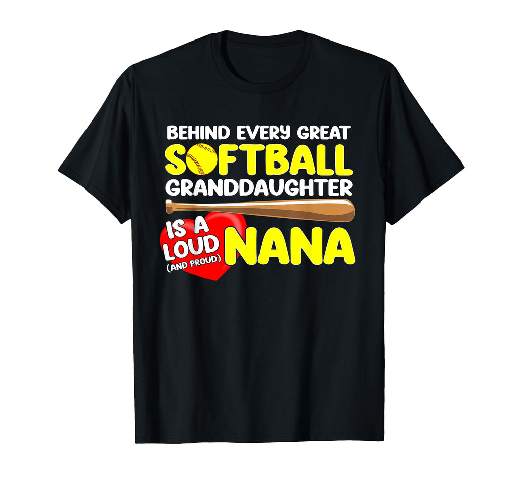 Behind Every Great Softball T-Shirt - Streetwear Style Unisex - T-Shirt, Sweatshirt, Hoodie