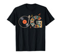 Old School Og Hip Hop Vinyl Cds Tapes T-Shirt - Graphic Print for Adults - T-Shirt, Sweatshirt, Hoodie