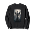 Gothic Cross Grunge Aesthetic Sweatshirt - Aesthetic Graphic for Adults - T-Shirt, Sweatshirt, Hoodie