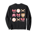 Baseball Mom Coquette Mothers Day Sweatshirt - Streetwear Style Unisex - T-Shirt, Sweatshirt, Hoodie
