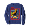 Steven Rhodes Time Travel T Rex Sweatshirt - Unique Graphic for Adults - T-Shirt, Sweatshirt, Hoodie