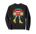 Rollerskates Funny 80S 90S Roller Sweatshirt - Novelty Apparel Men Women - T-Shirt, Sweatshirt, Hoodie