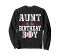 Aunt Birthday Baseball Lover First Sweatshirt - Novelty Apparel for Adults - T-Shirt, Sweatshirt, Hoodie