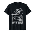 Music Cassette Tape Its Fine 90S 80S T-Shirt - Minimalist Print for Adults - T-Shirt, Sweatshirt, Hoodie