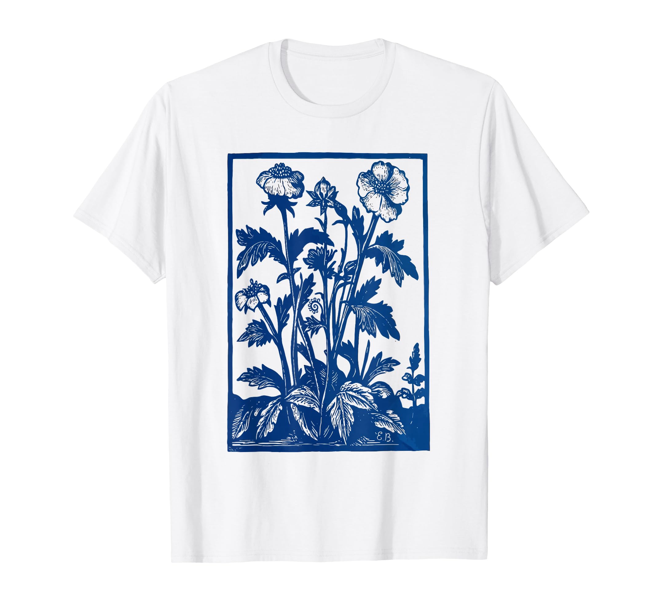 Wildflowers 90S Pressed Flowers T-Shirt - Minimalist Print Unisex - T-Shirt, Sweatshirt, Hoodie