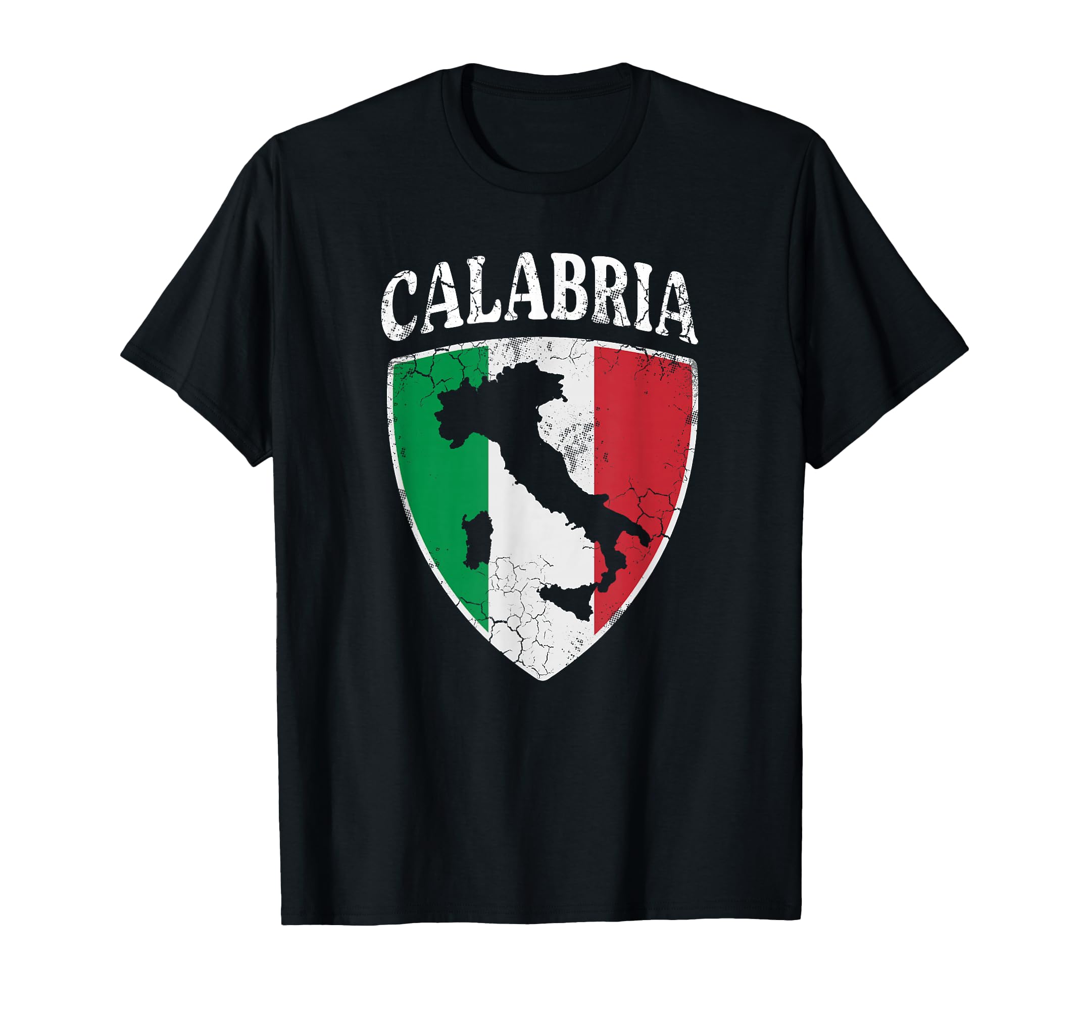 Calabria Italia Flag Crest Italy Italian T-Shirt - Graphic Print Unisex - T-Shirt, Sweatshirt, Hoodie