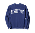 Newburyport Ma Distressed White Sweatshirt - Graphic Print Men Women - T-Shirt, Sweatshirt, Hoodie