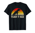 Team T Rex Dinosaur Sunset Dino Gift T-Shirt - Novelty Apparel Men Women - T-Shirt, Sweatshirt, Hoodie