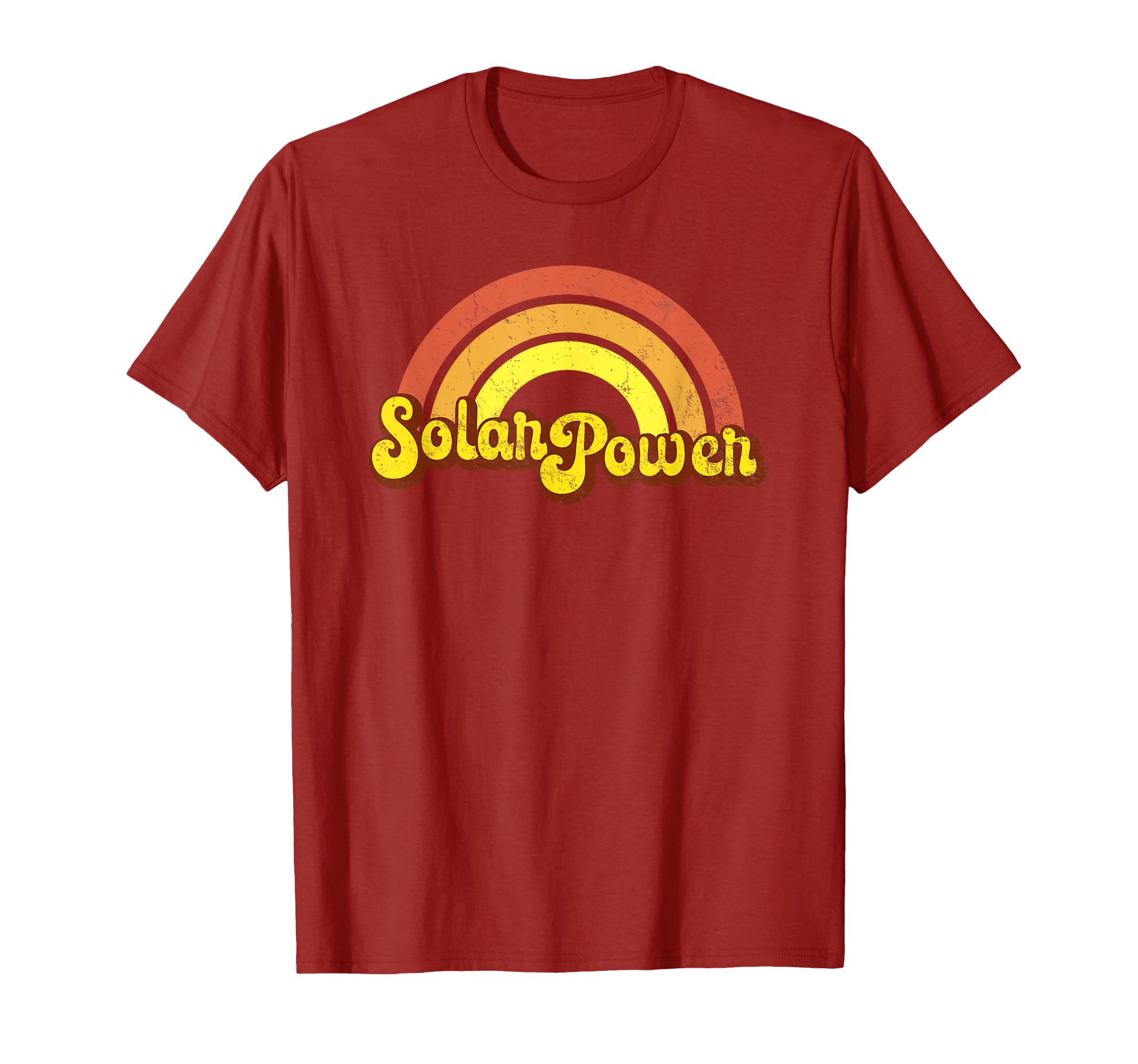 Rainbow Solar Power Yellow Hippy T-Shirt - Casual Everyday Wear Unisex - T-Shirt, Sweatshirt, Hoodie